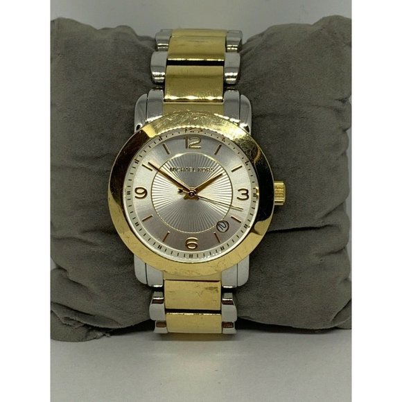 Michael Kors MK3487 Women\'s Two Tone Analog Silver main image 5